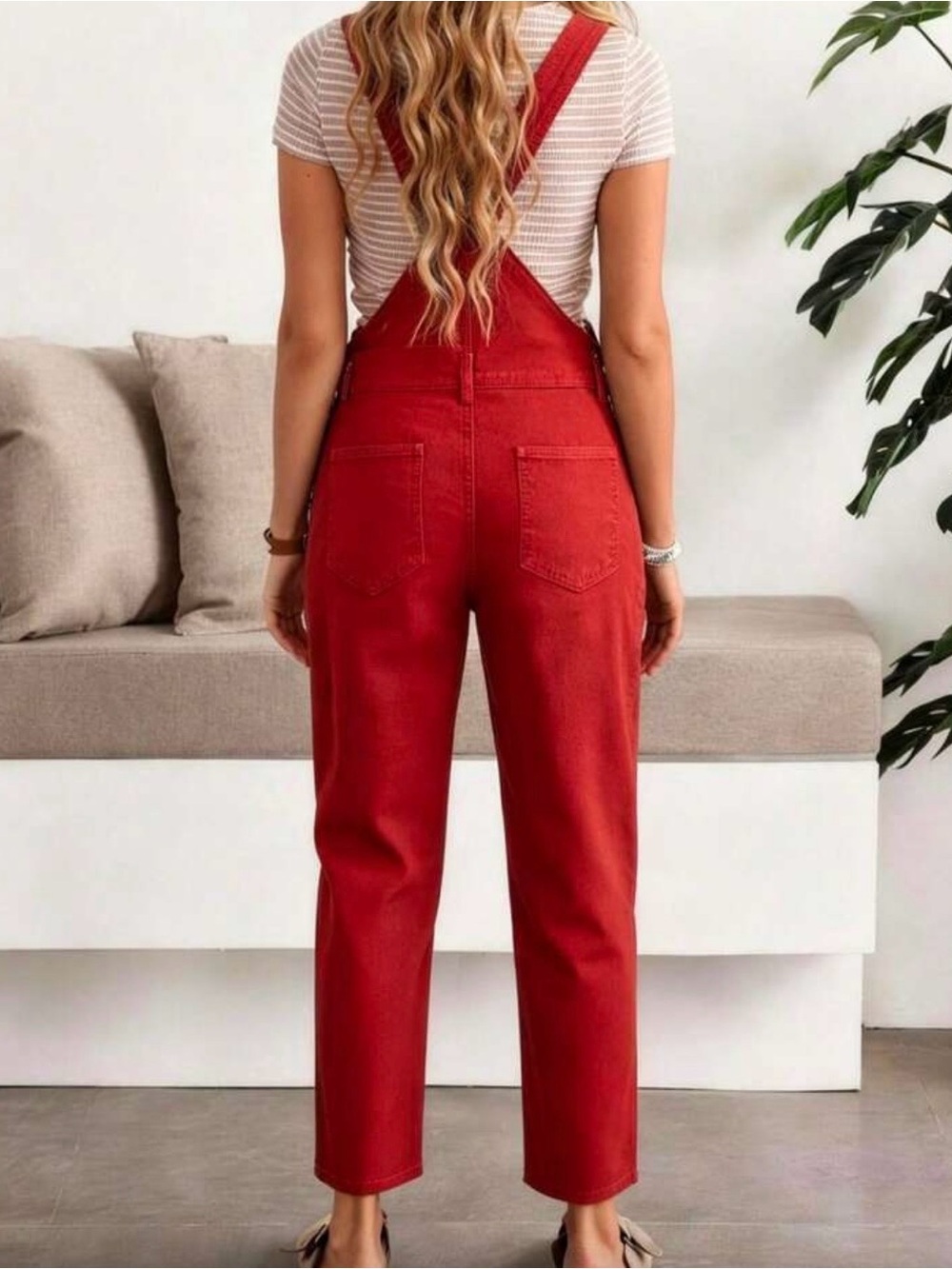 Red Overalls - Picture 2 of 2
